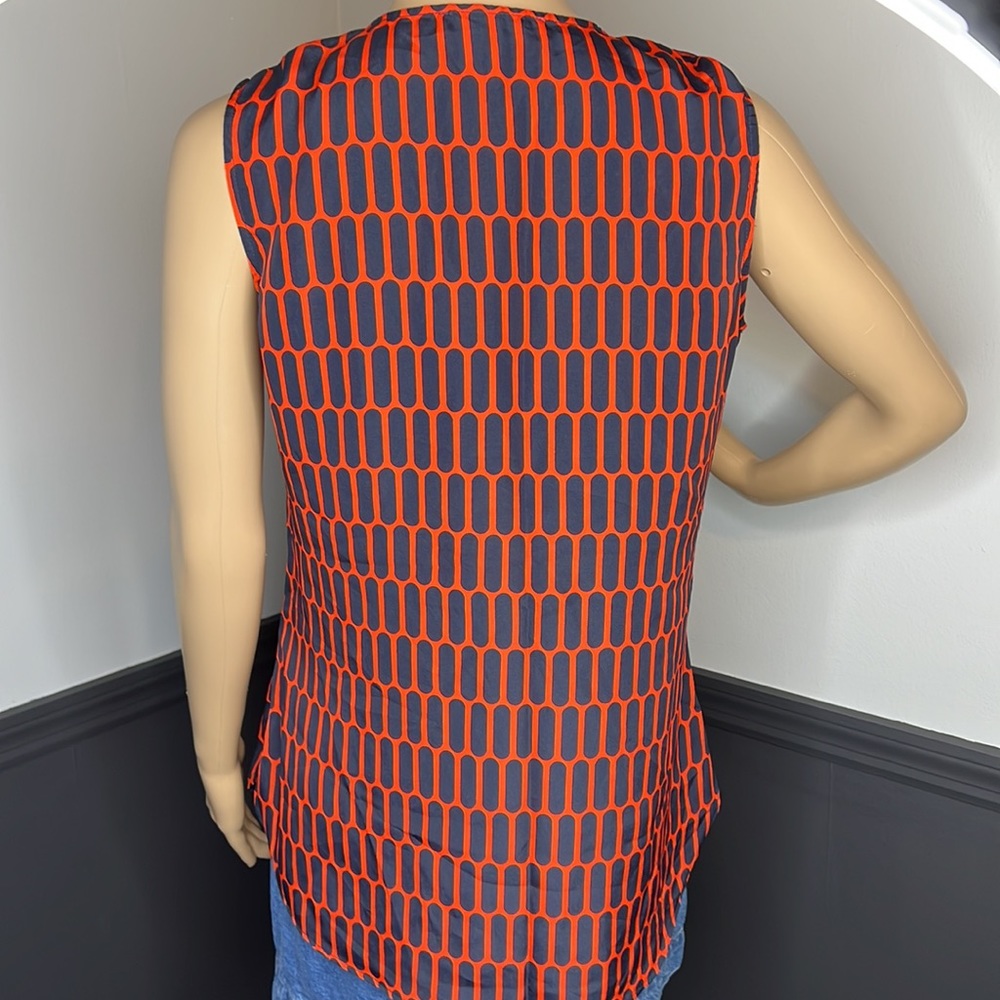 Michael Kors Printed Button Up Tanktop Size 2 - image 7